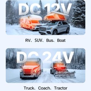 Дизелова печка 8 kW, 12V/24V, LCD дисплей и дистанционно - Image 8