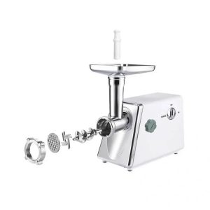 Електрическа месомелачка KraftWorld KW-2955, 2000W, с 3 решетки, приставка за домати и фуния - Image 8