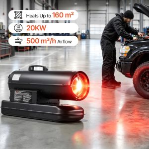 Alternative view of Дизелов калорифер 20 kW, до 160 м² Газова печка с термостат