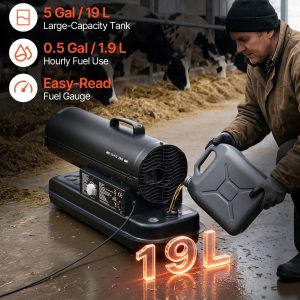 Дизелов калорифер 20 kW, до 160 м² Газова печка с термостат - Image 8