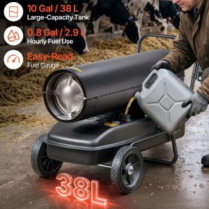 Дизелова печка 30 kW с термостат, до 240кв.м - Газов калорифер, 38л - Image 6