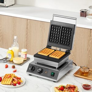 Професионален гофретник 2000 W за 2 правоъгълни гофрети - Image 8