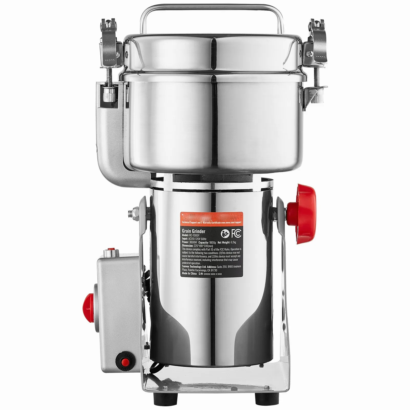 Електрическа мелачка за зърно и подправки 1 кг, 3000 W - Image 10